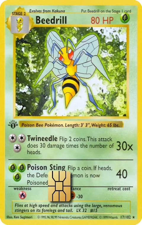 Beedrill Small Chip #1