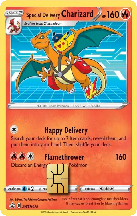 Charizard & Pikachu Small Chip #2