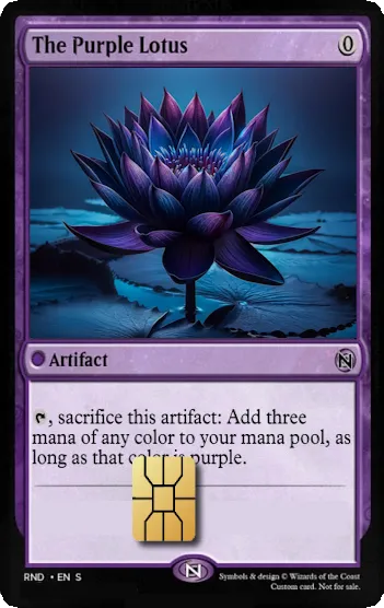 Purple Lotus Small Chip #1